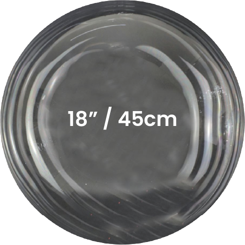 Bubble Translúcido 18"45cm