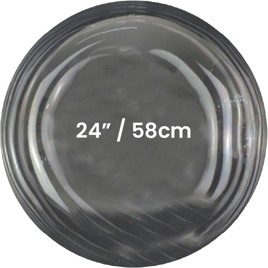 Bubble Translúcido 24" 58cm