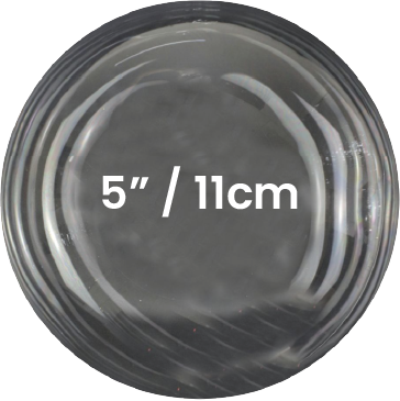 Bubble Translúcido 5" 11cm