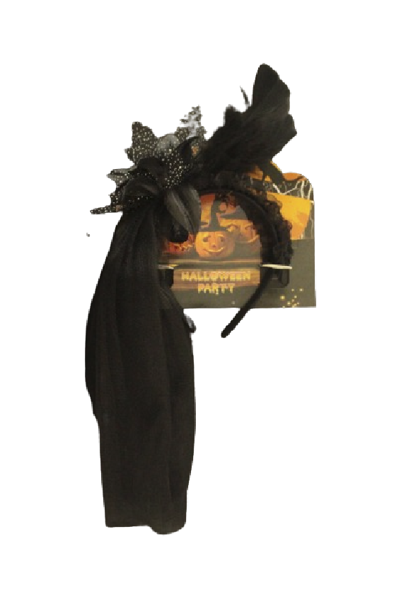 Tiara para Flor Veu Preto