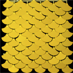 Shimmer Wall Leque - Dourado