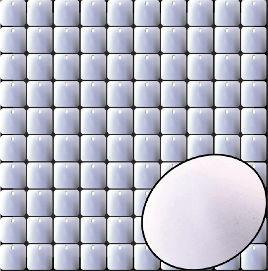 Shimmer Wall Fosco - Prata