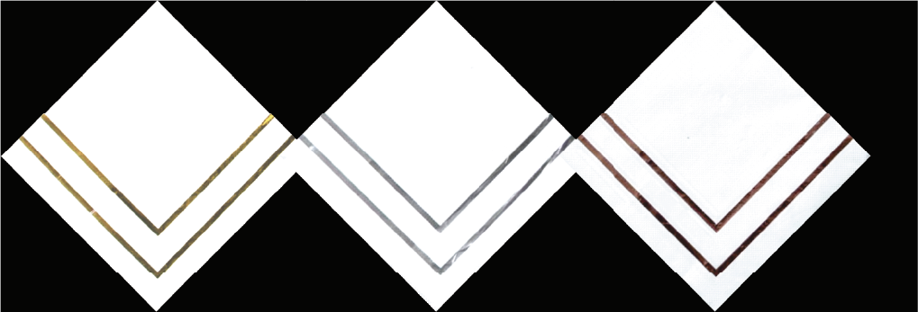 Guardanapo de Papel Metalizado 33x33cm